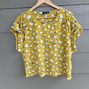 Maude geometric shape blouse